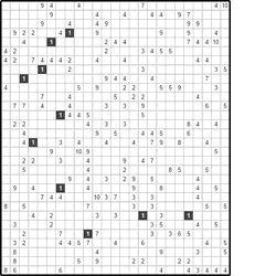 Филиппинский кроссворд #511 “Палитра” Филиппинский кроссворд #511 “Палитра”