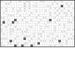 Филиппинский кроссворд #526 “Скунс” Филиппинский кроссворд #526 “Скунс”