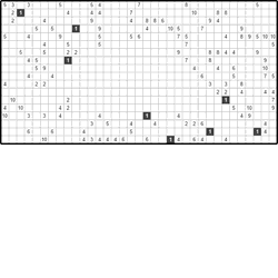 Филиппинский кроссворд #527 “Бронтозавр” Филиппинский кроссворд #527 “Бронтозавр”