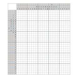 Японский кроссворд #607 “Балет”