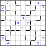 “Соседи” 9х9 #173 трудный