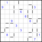 “Соседи” 9х9 #187 трудный