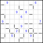 “Соседи” 9х9 #162 очень трудный