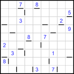 “Соседи” 9х9 #164 очень трудный