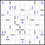 “Соседи” 9х9 #171 очень трудный