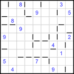 “Соседи” 9х9 #185 очень трудный