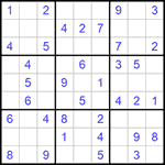 Судоку 9х9 #1000 легкий