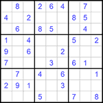 Судоку 9х9 #1002 легкий