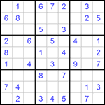 Судоку 9х9 #1003 легкий