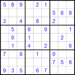 Судоку 9х9 #1004 легкий