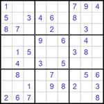 Судоку 9х9 #1012 легкий