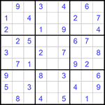 Судоку 9х9 #1013 легкий