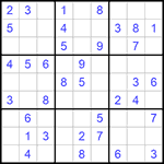 Судоку 9х9 #1014 легкий