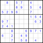 Судоку 9х9 #1017 легкий
