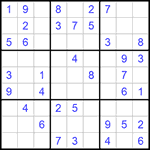 Судоку 9х9 #1023 легкий