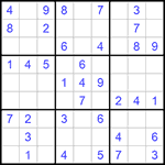 Судоку 9х9 #1025 легкий