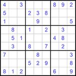 Судоку 9х9 #1036 легкий