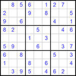 Судоку 9х9 #922 легкий