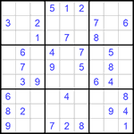 Судоку 9х9 #924 легкий