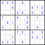 Судоку 9х9 #926 легкий