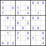 Судоку 9х9 #930 легкий