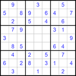 Судоку 9х9 #933 легкий