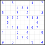 Судоку 9х9 #934 легкий