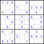 Судоку 9х9 #937 легкий
