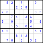 Судоку 9х9 #940 легкий