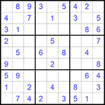 Судоку 9х9 #942 легкий