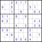 Судоку 9х9 #944 легкий