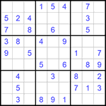 Судоку 9х9 #947 легкий