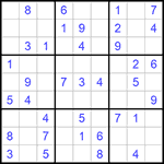 Судоку 9х9 #950 легкий