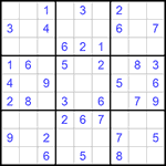 Судоку 9х9 #954 легкий