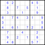 Судоку 9х9 #959 легкий