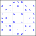 Судоку 9х9 #963 легкий