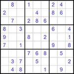 Судоку 9х9 #972 легкий