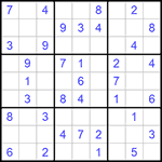 Судоку 9х9 #983 легкий