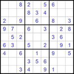 Судоку 9х9 #992 легкий
