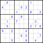 Судоку 9х9 #1002 средний