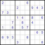 Судоку 9х9 #1003 средний