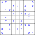 Судоку 9х9 #1009 средний