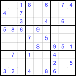 Судоку 9х9 #892 средний