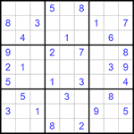 Судоку 9х9 #894 средний