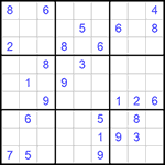 Судоку 9х9 #896 средний