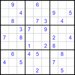 Судоку 9х9 #898 средний