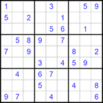 Судоку 9х9 #901 средний