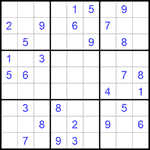 Судоку 9х9 #903 средний