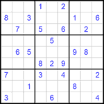 Судоку 9х9 #904 средний