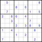 Судоку 9х9 #905 средний